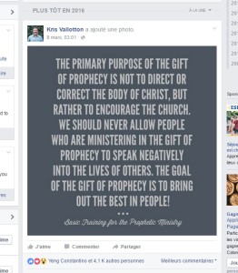 Kris Vallotton - Primary purpose of prophecy